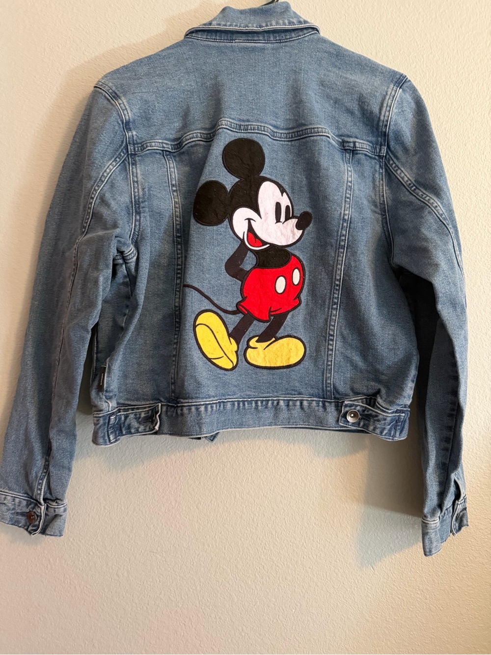 Her Universe Light Blue Denim Jacket with Mickey Patch